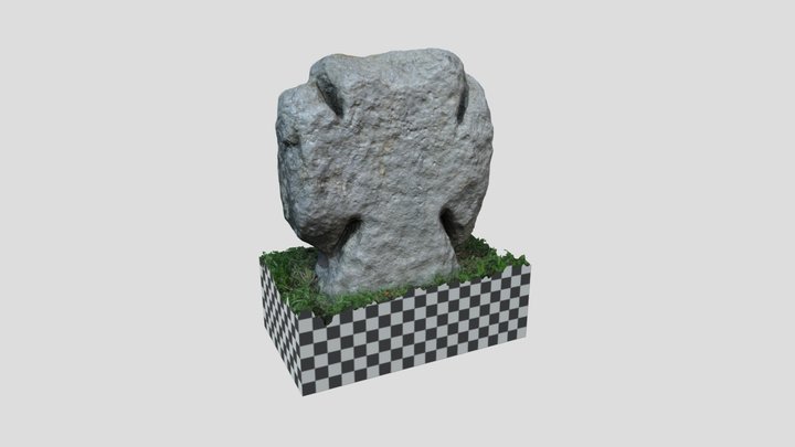 Oberau - Steinkreuz 3D Model