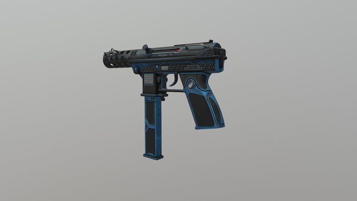 Tec9 - Heavy Assault (storm) 3D Model