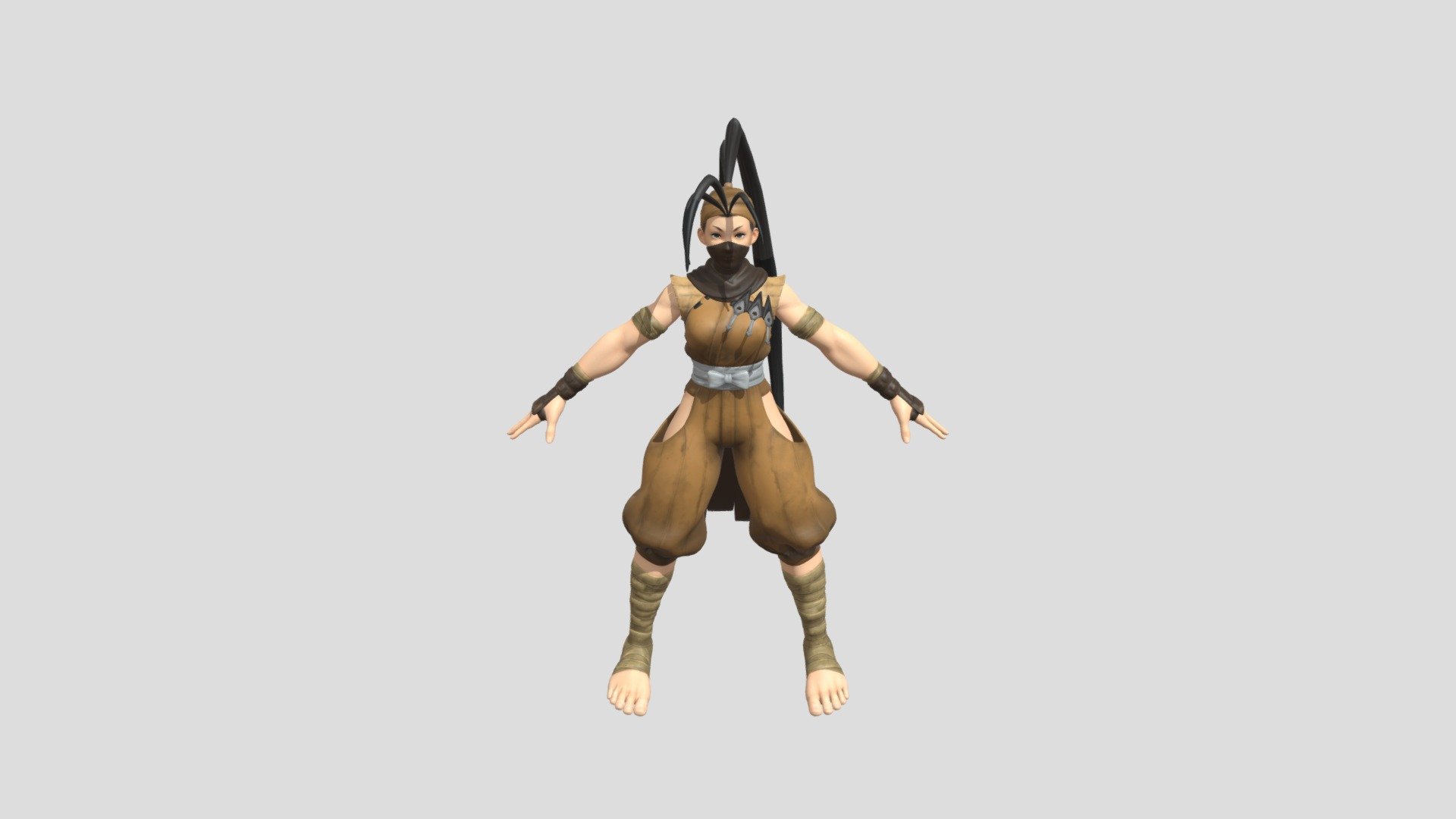 Ibuki_-_street_fighter - Download Free 3D model by