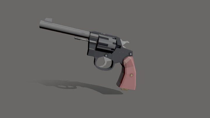 Revolver 3D Model