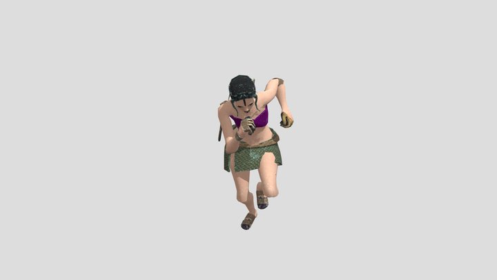 Nordic Witch 3D Model