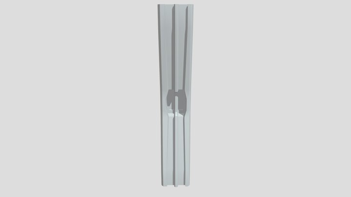 Sci-Fi Pillar 3D Model