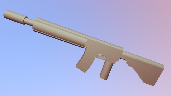 M16 Playmobil 28 01 19 3D Model