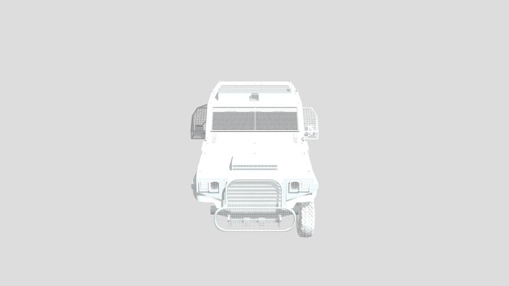 panhard pvp 4 doors 3D Model