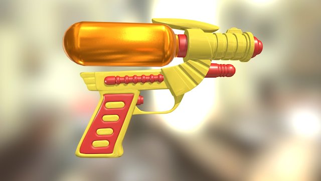 WaterGun 3D Model