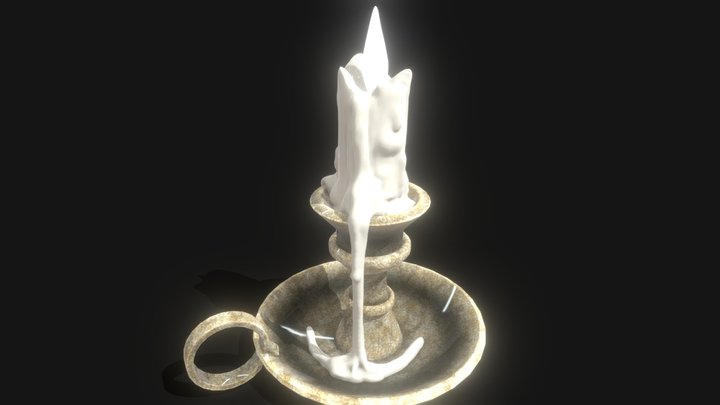 Antique Candle – Modelo 3D gratuito STL