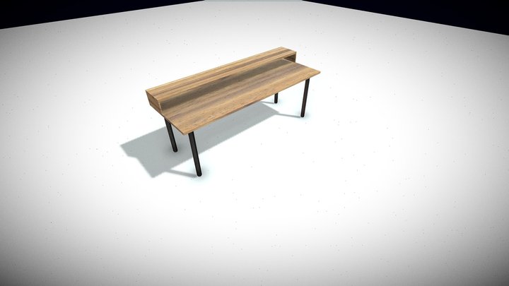 Studio Table 3D Model