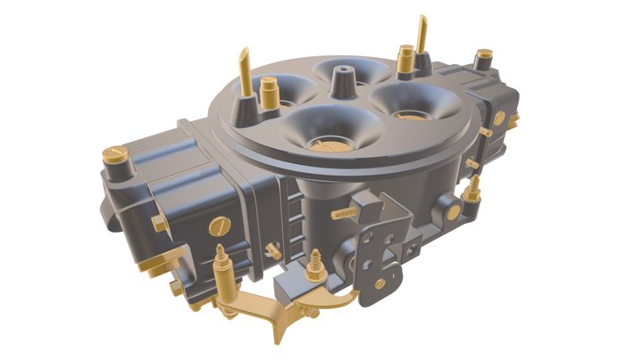 Holley Carburetor - 3D Models 3D Model