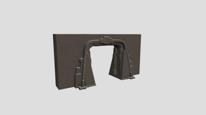Vault Rustic  Archway 3D Model