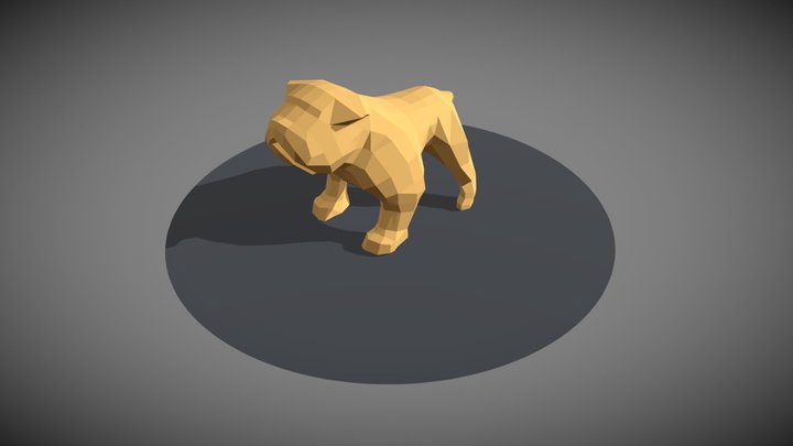 Dog 3D Model