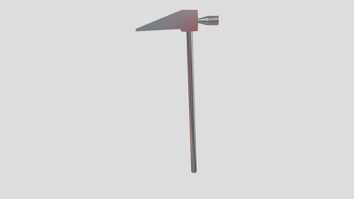 Tuning Hammer for Kalimba 3D Model