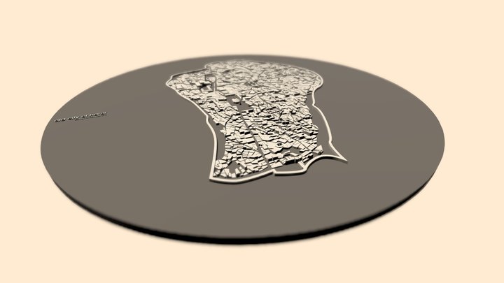 Old City of Harar Interactive Map 3D Model