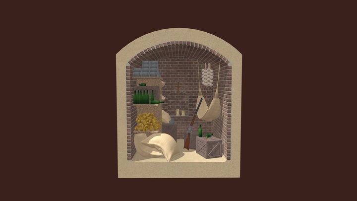 Cubicle 3D Model