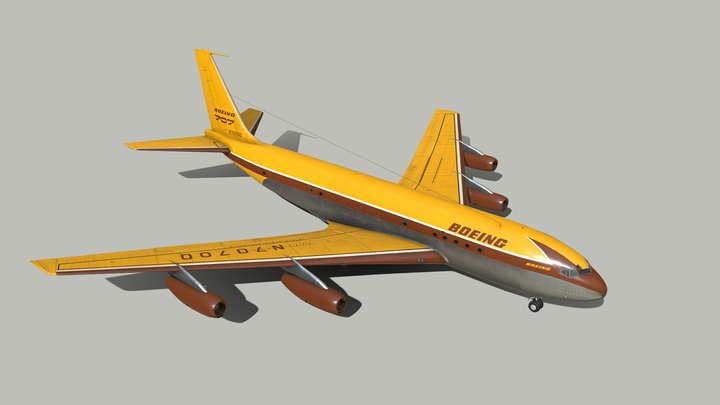 Boeing 367-80 3D Model