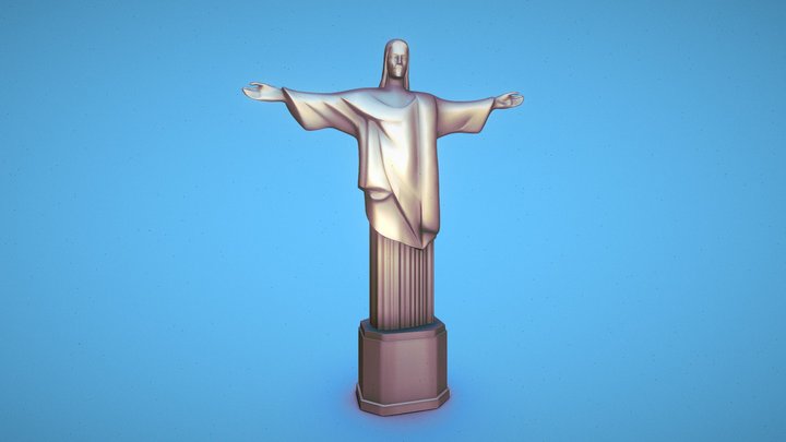 Christ the Redeemer (Cristo Redentor) 3D Model