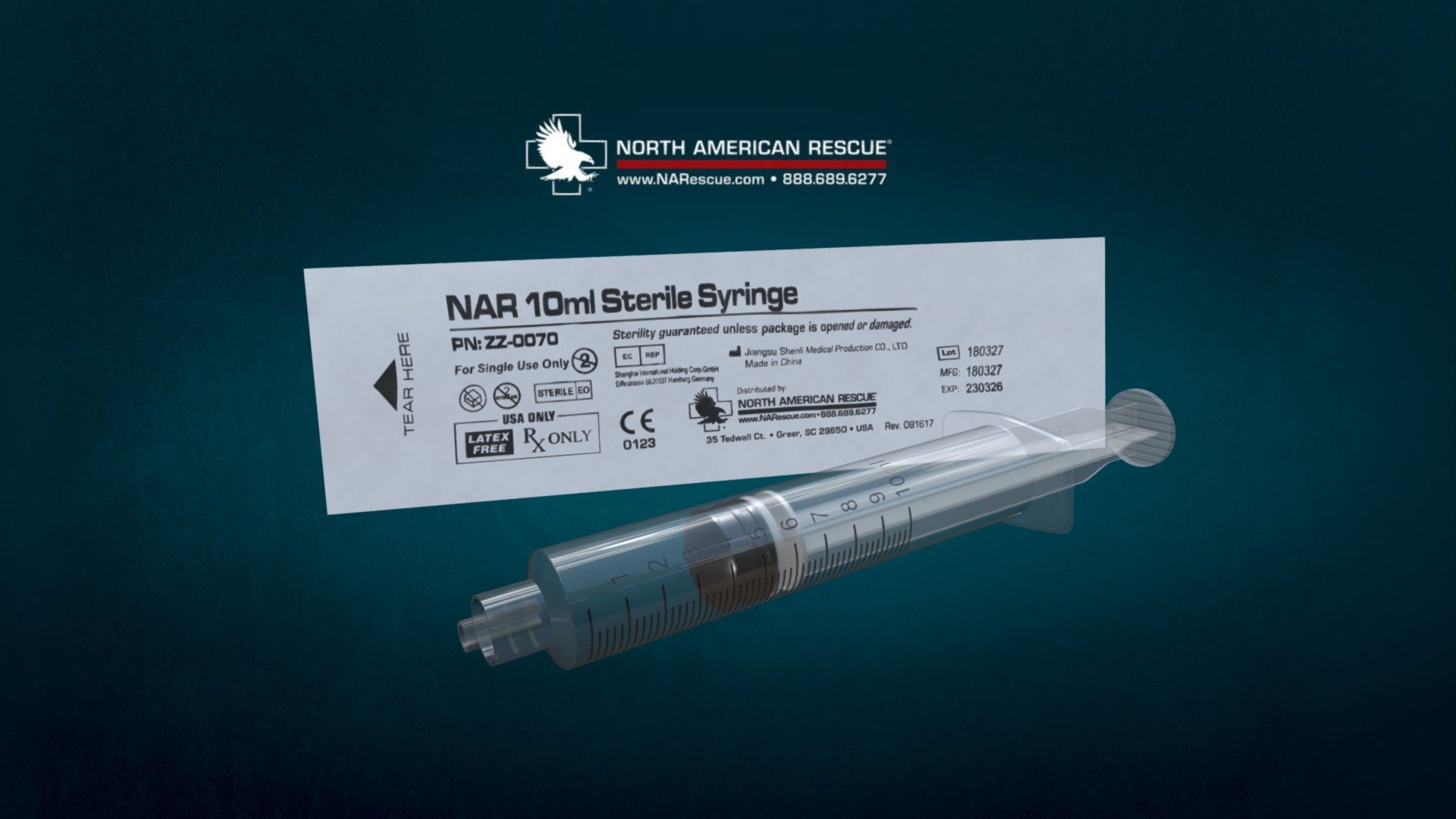 NAR 10ml Sterile Syringe