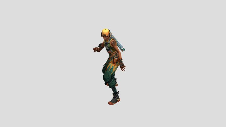 Raze (Fighting Stance) – Kostenloses 3D-Modell STL