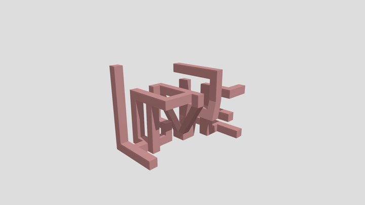 Hidden love 3D Model