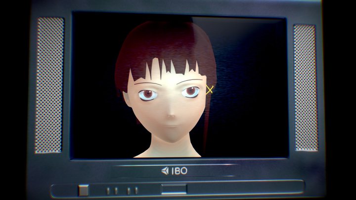 Lain on TV 3D Model