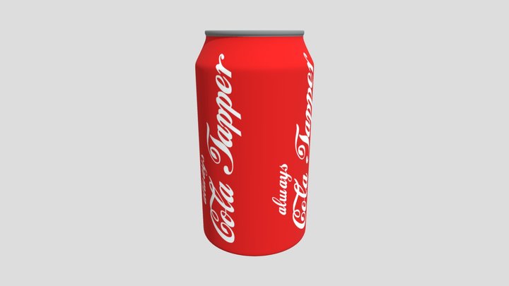 Cola Can - Soda Can (ColaTapper Game Asset) 3D Model