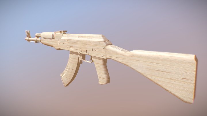 Ak47 | Handcrafted 3D Model