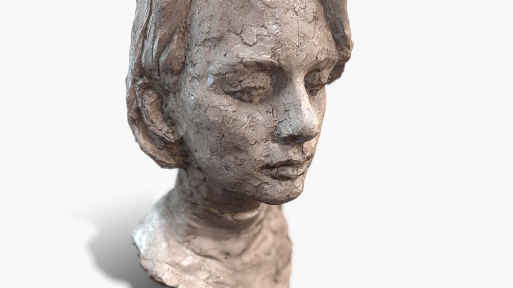 Young future artist portrait 3D Model