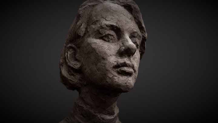Young future artist portrait 3D Model