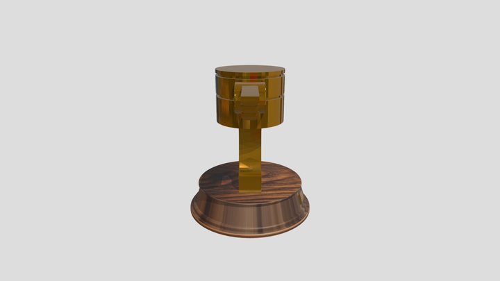 Piston Cup with texture 3D Model