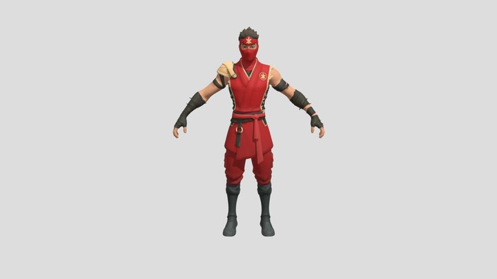Fortnite Ninjago Kai 3D Model