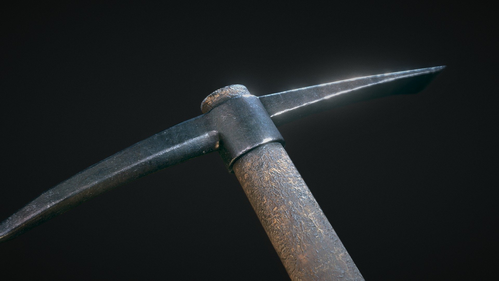 Old Pickaxe Download Free 3d Model By Farsmok 1583447 Sketchfab 