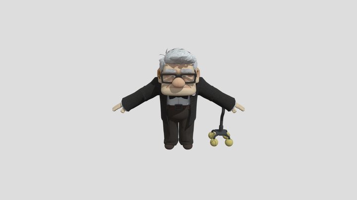 Carl Fredicksen 3D Model