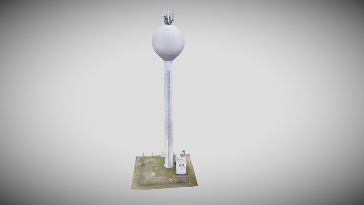 Věžový vodojem Jesenice // test1 3D Model