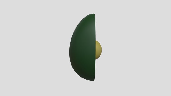 Sketchbookwk4_Avocado man! 3D Model