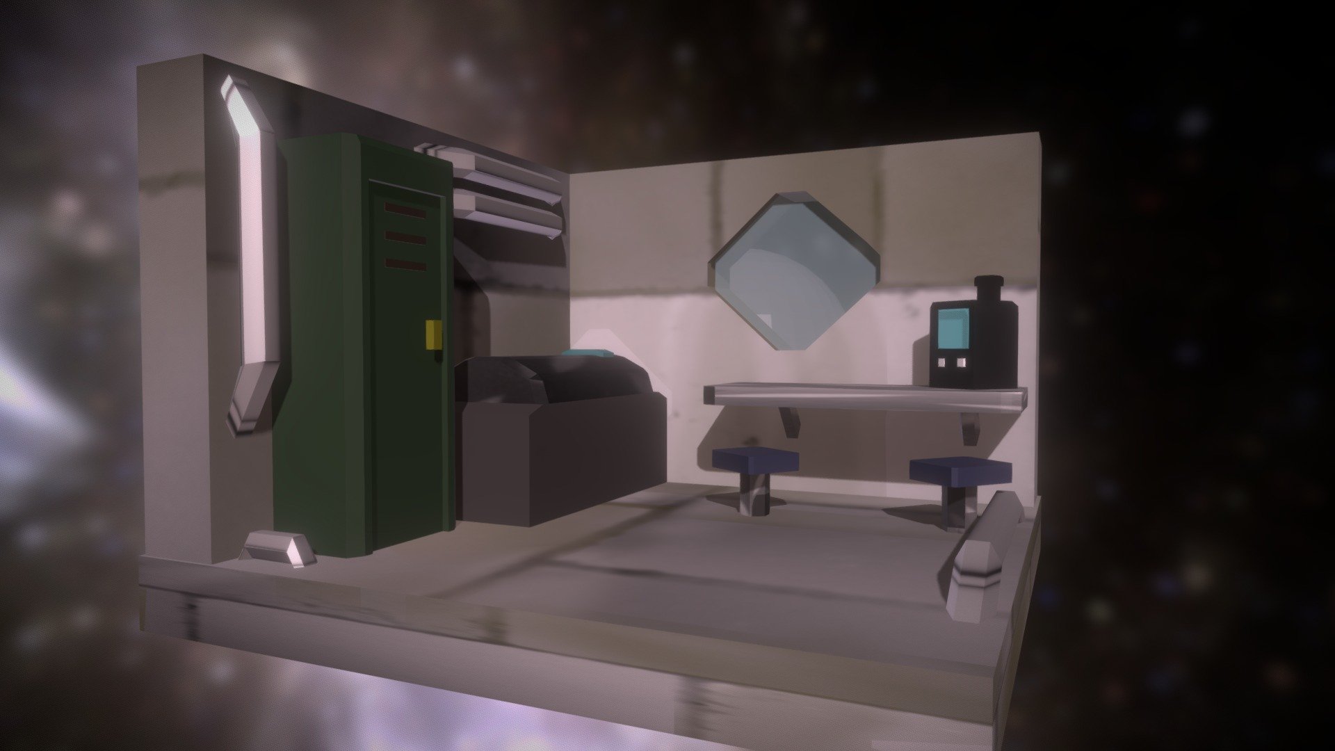 Space Station Room Download Free 3D model by ch.tupas14 [1584cab