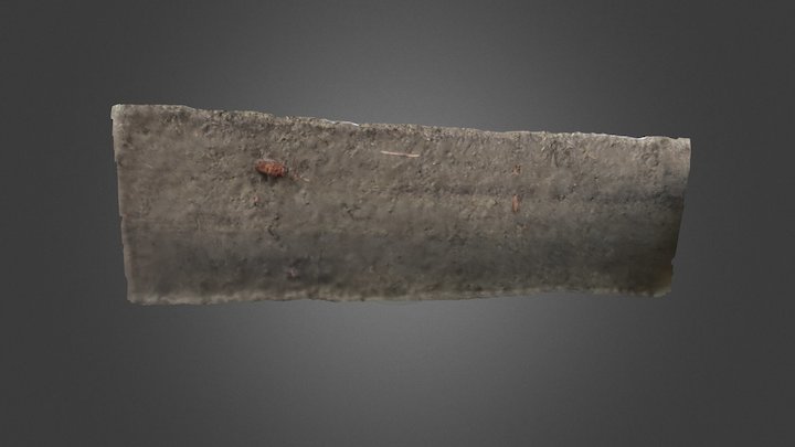 Hollywood Mound A Flank Excavation Trench 3D Model