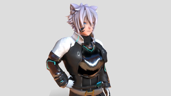 Catgirls 3D models - Sketchfab