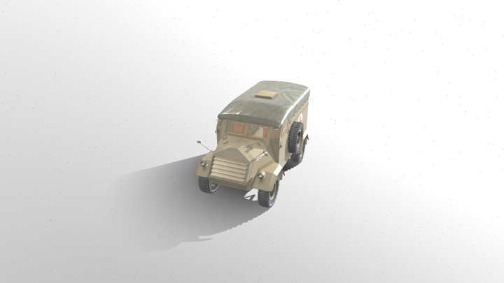 Canadian Ambulance 3D Model