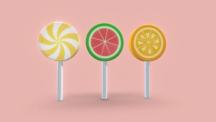 Lollipop 3D Model