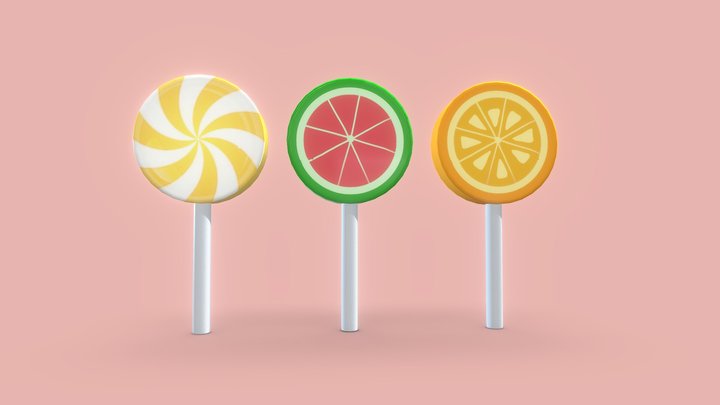 Lollipop 3D Model
