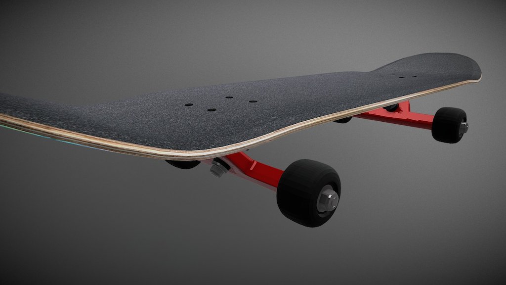 Skateboard Download Free 3D model by Deslab (kama12) [1586710