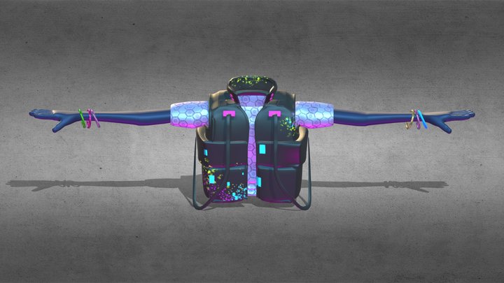 Oxy-Jacket 3D Model