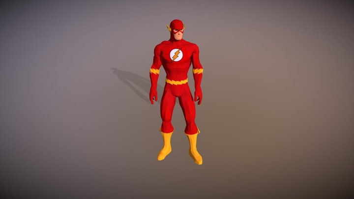 The Flash/Comic Style 3D Model