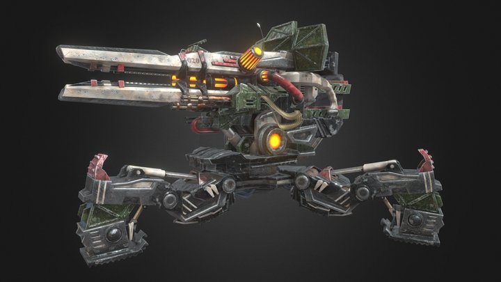 Plasmatica T020 - Game Ready Asset 3D Model