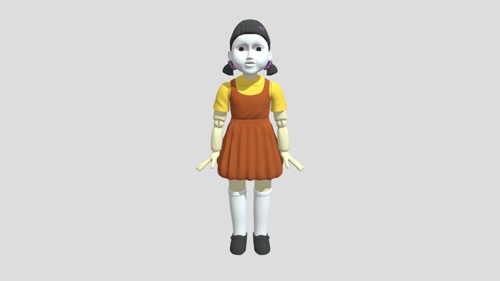 Squid Game Doll 3D Model