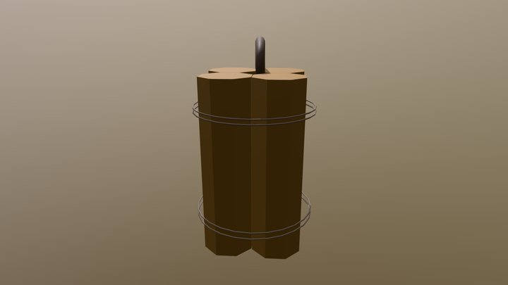 Satchel Charge 3D Model