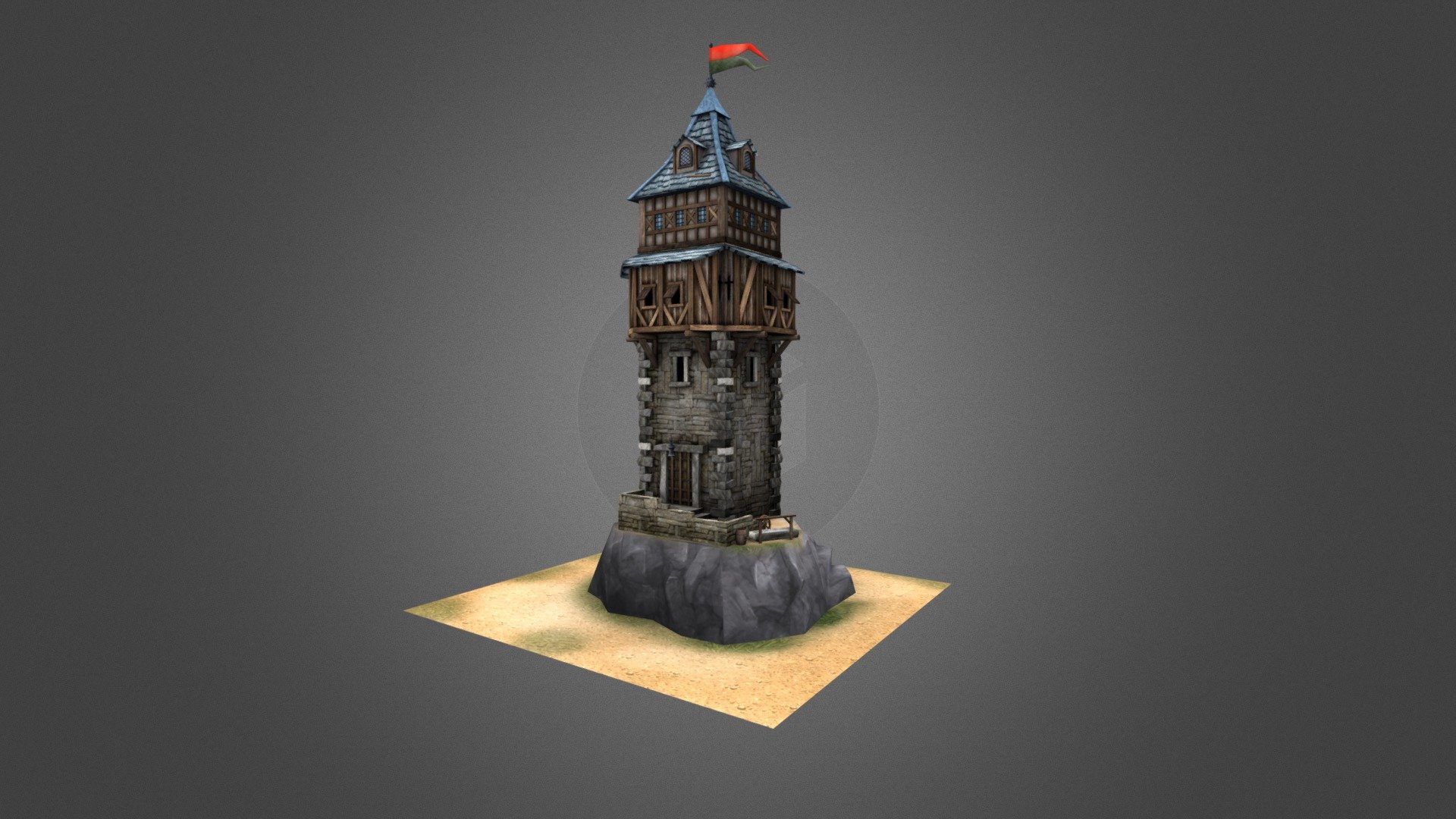 Medieval Guard Tower 02