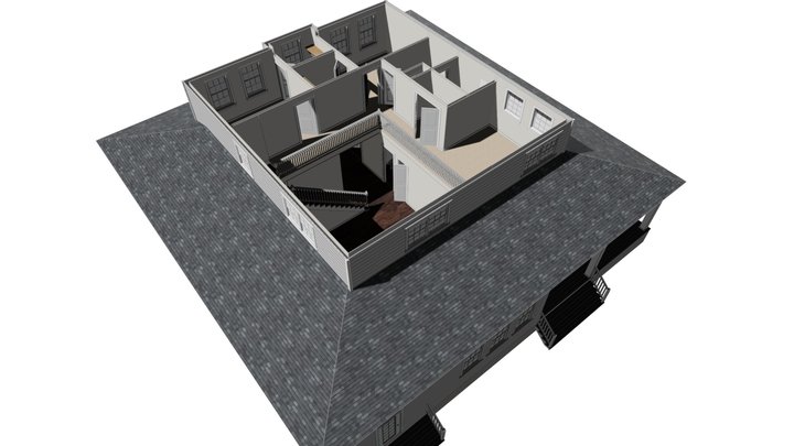 Longstreet 2nd Floor 3D Model