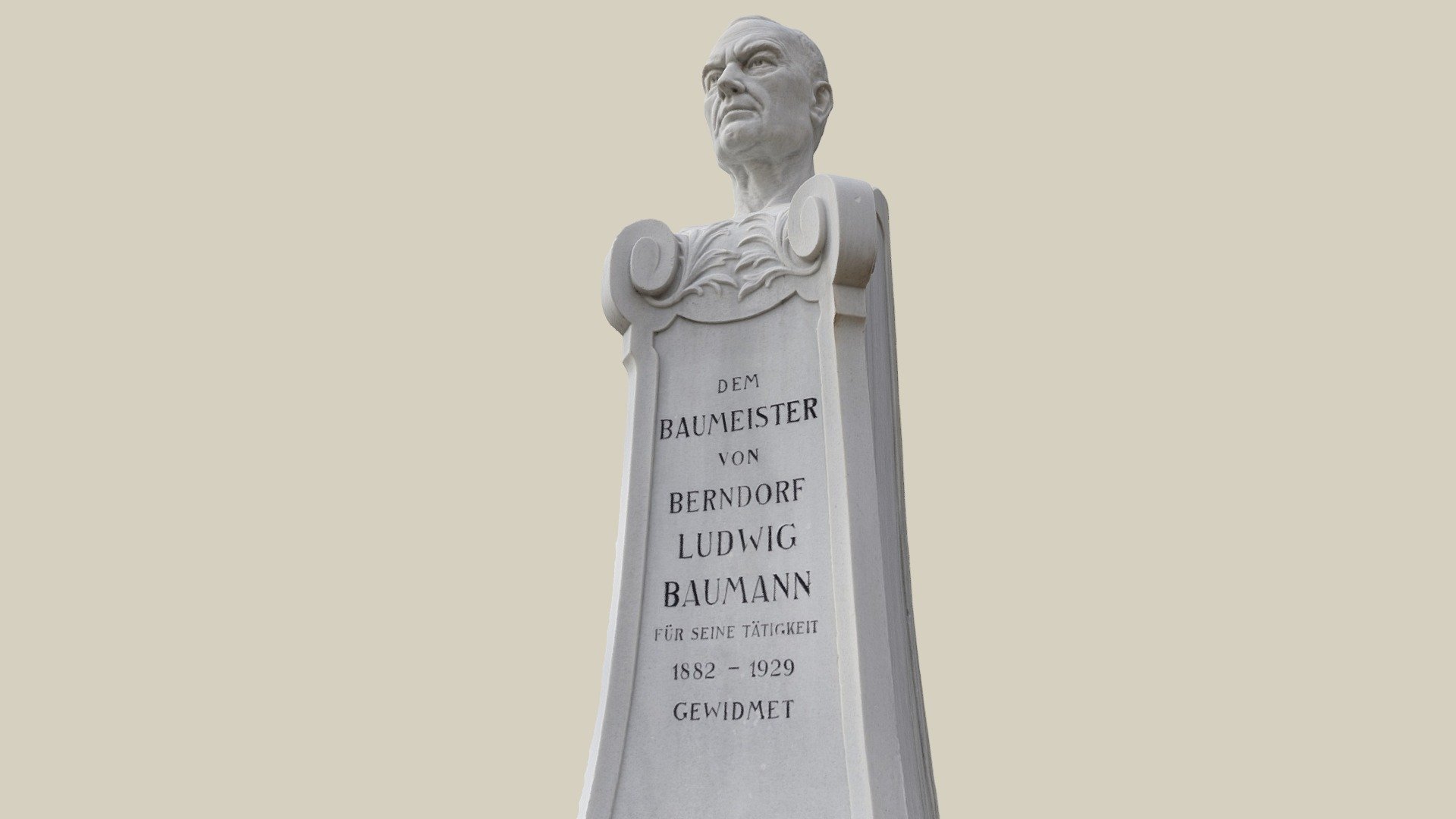 Ludwig Baumann — Sketchfab embed 3D viewer