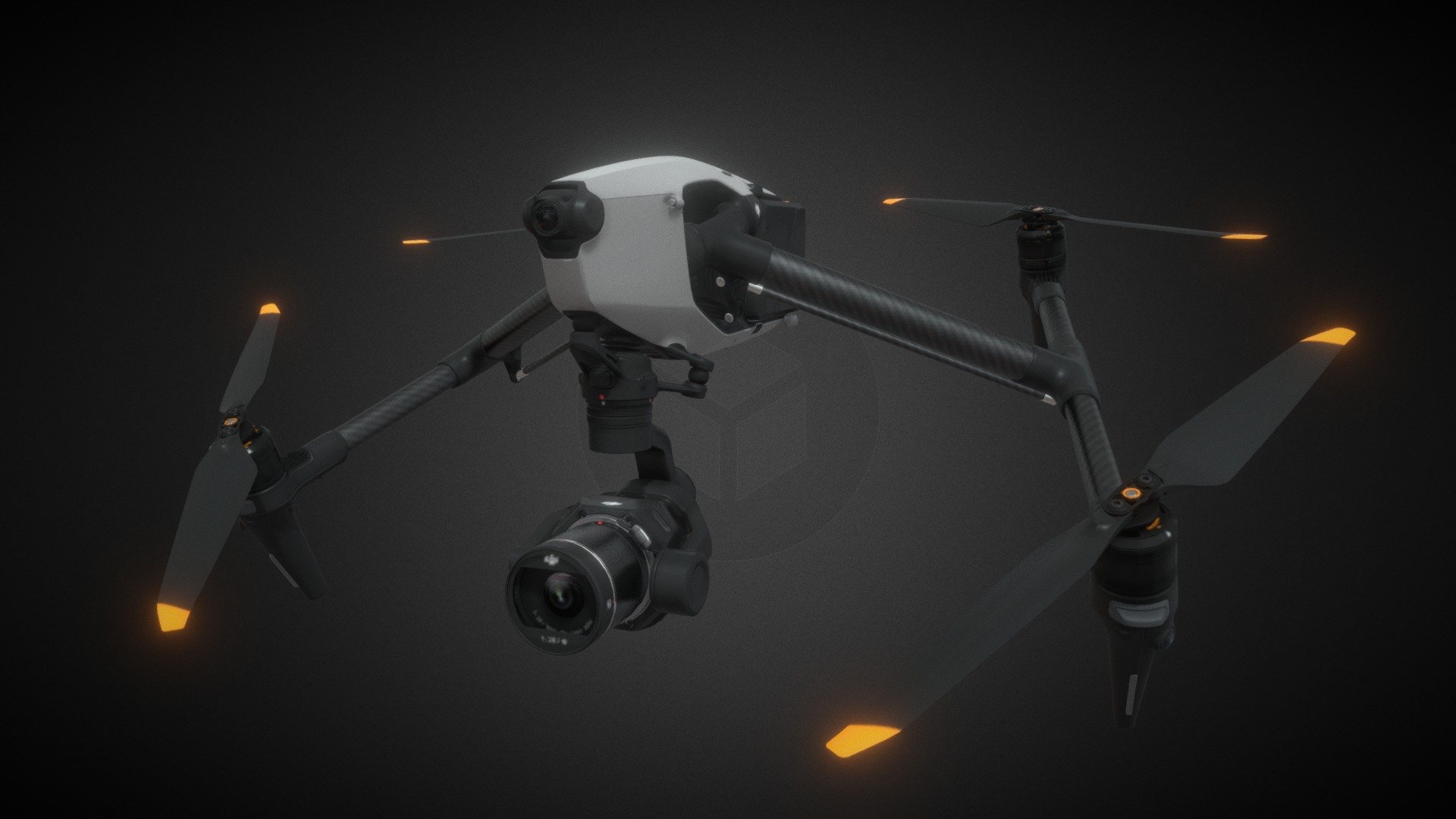 DJI Inspire 3 — Sketchfab embed 3D viewer