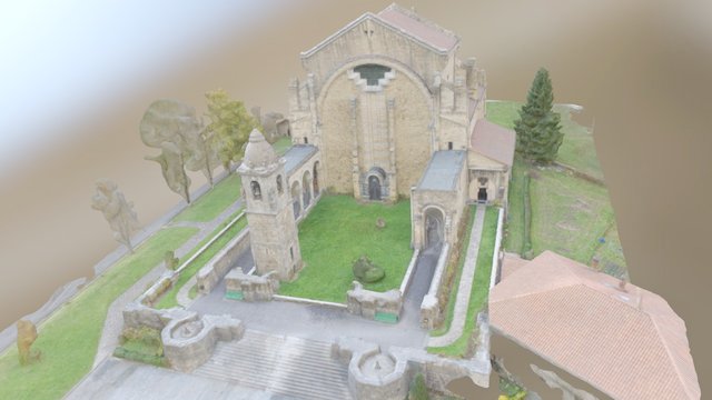 Modelo 3d del Santuario de Urkiola 3D Model
